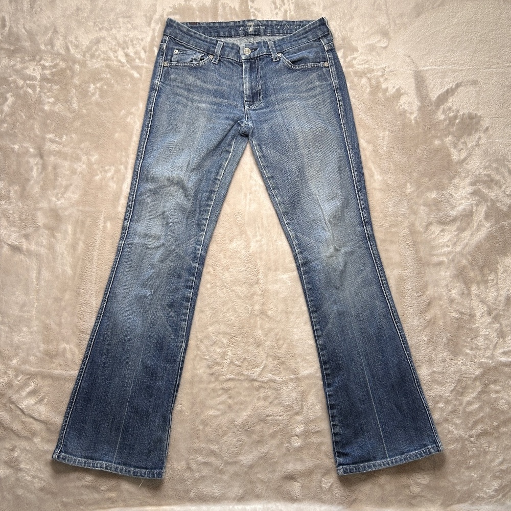 7 For All Mankind 'A Pocket' Flare Jeans Dark Wash Women's Size 27* Y2K USA